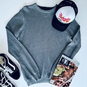 SWEATER Knit With Elbow Embellished Patches